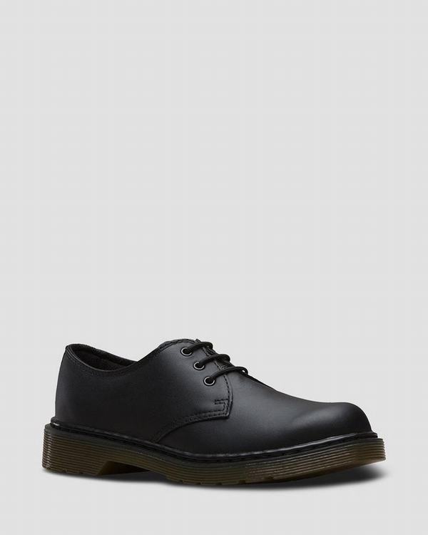 Dr Martens Dětské Polobotky Youth 1461 Softy T Černé, CZ-951364